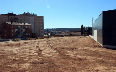 La urbanitació del passeig sorgit del soterrament està aturada | Cedida